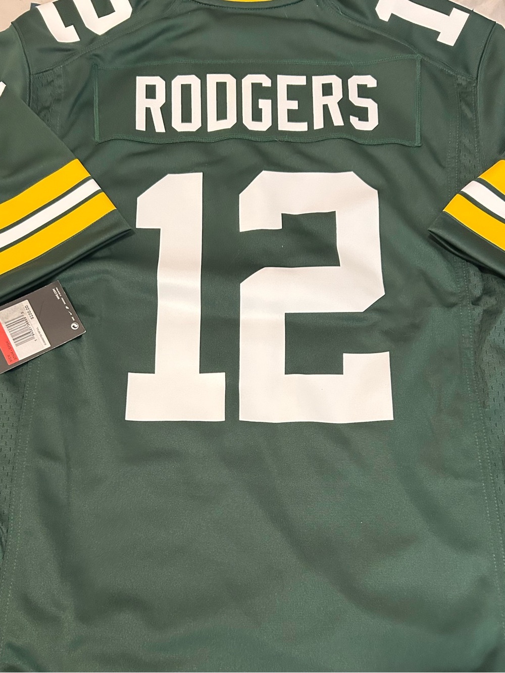 Nike GREEN BAY PACKERS ASRON RODGERS Game JERSEY Sz LARGE New with tags